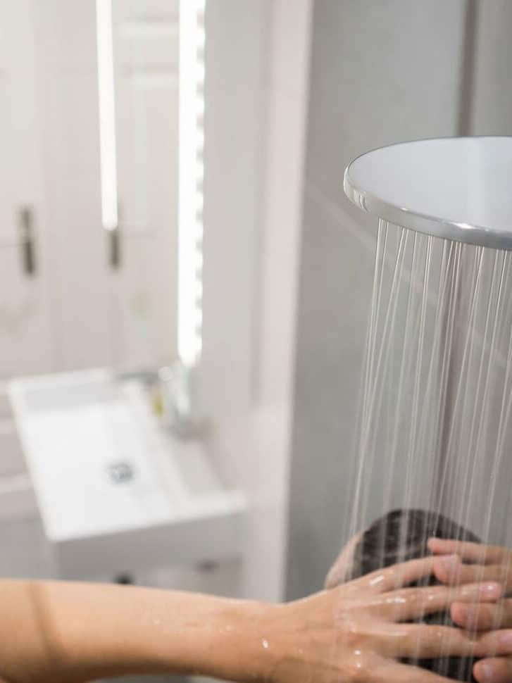 Water filtration for clean shower
